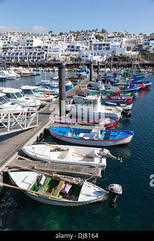 Marina, Puerto del Carmen, Lanzarote, îles Canaries, Espagne Banque D'Images