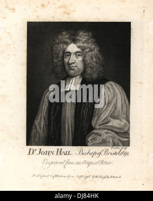 Le Dr John Hall, évêque de Bristol, 1691, est décédé en 1709. Banque D'Images