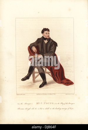 M. Charles Young dans "l'étranger" au Theatre Royal Covent Garden. Banque D'Images