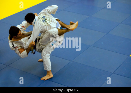 Brazilian Jiu Jitsu fighters Banque D'Images