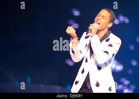 Jesse Ritch allemand sur RTL TV show "Deutschland sucht den Superstar' ('DSDS') à Coloneum studios. Cologne, Allemagne - 22.04.2012 Banque D'Images