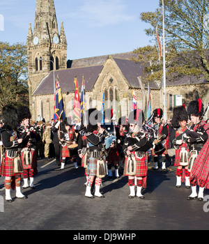 Dimanche du souvenir 2013 Bridlington East Yorkshire Banque D'Images