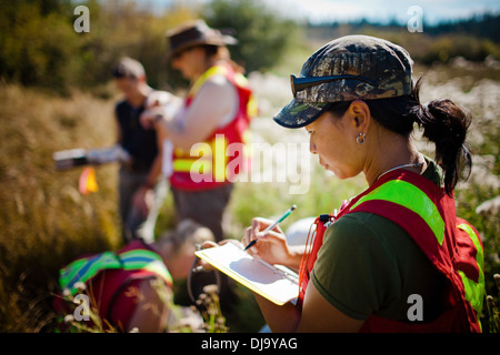 Recherches sur le terrain Banque D'Images
