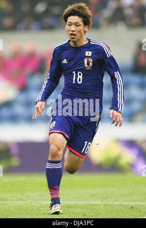 Genk, en Belgique. 16 Nov, 2013. Yuya Osako (JPN) Football / Soccer : match amical entre le Japon 2-2 aux Pays-Bas au Cristal Arena à Genk, Belgique . © AFLO/Alamy Live News Banque D'Images
