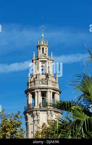 Old post office tower, Barcelone, Espagne. Banque D'Images