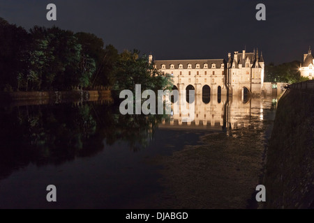 Le Château de Chenonceau, un château près du petit village de Chenonceaux, dans l' Indre et Loire Banque D'Images