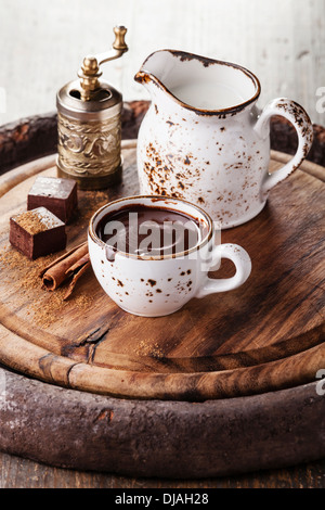 Chocolat chaud aux épices Banque D'Images