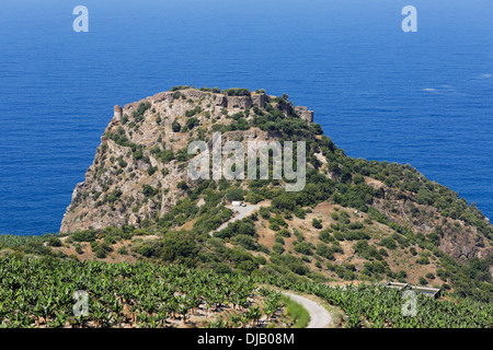 Ancienne ville d'Antiochia ad Cragum, Gazipasa, Antalya province, Riviera turque, Turquie Banque D'Images