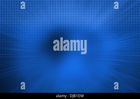Blue dotted background Banque D'Images