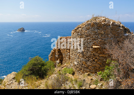 Ancienne ville d'Antiochia ad Cragum, Gazipasa, Antalya province, Riviera turque, Turquie Banque D'Images