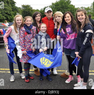 One Direction One Direction One Direction du célèbre son 19e anniversaire de l'organisation d'une Charity Golf Classic avec Keith Duffy pour Action Autisme irlandaise (AAI) et de l'hébergement d'urgence temporaire (Mullingar) L'équipe de Mullingar, Irlande - 13.09.12 Banque D'Images