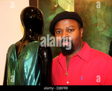 Poète Ben Okri en Jamaïque Art Fashion event - à l'intérieur de Londres, Angleterre - 08.08.12 Banque D'Images