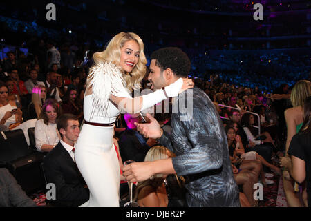 Rita Ora, Drake 2012 MTV Video Music Awards - Arrivals Los Angeles, Californie - 06.09.12 Banque D'Images