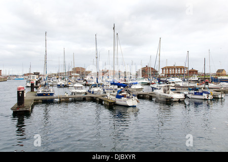 Hartlepool Marina, County Durham, Angleterre Banque D'Images