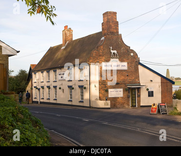 White Hart Inn village pub Angleterre Suffolk Framlingham Banque D'Images