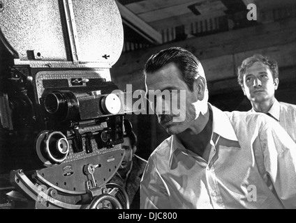 Tommy Lee Jones sur-ensemble de la TV Film, l'Étonnant Howard Hughes, 1977 Banque D'Images