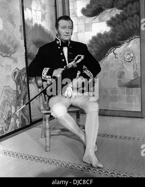 John Wayne sur-ensemble du film, le barbare et la geisha, 1958, TM & Copyright (c) 20th Century Fox Film Corp. Banque D'Images