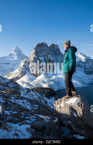 Le parc provincial du mont Assiniboine, Colombie Britannique, Canada Banque D'Images