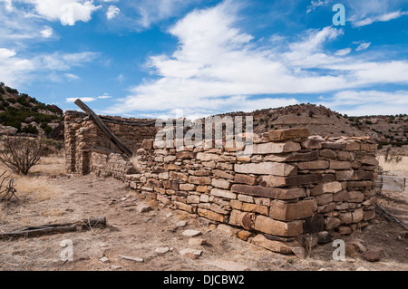 Vestiges de Mission Dolores et cimetière Picketwire Canyonlands, Comanche national des Prairies, La Junta, Colorado. Banque D'Images