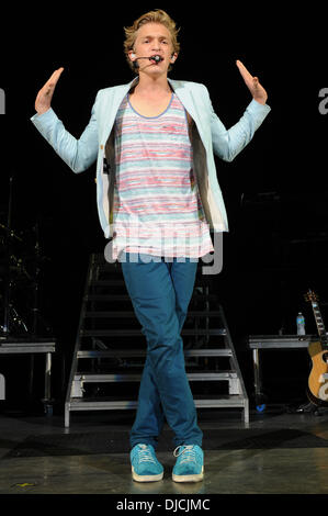 Cody Simpson en live à l'Amphithéâtre Cruzan West Palm Beach, Floride - 24.08.12 Banque D'Images