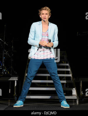 Cody Simpson en live à l'Amphithéâtre Cruzan West Palm Beach, Floride - 24.08.12 Banque D'Images