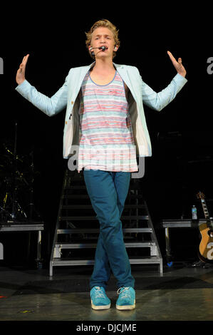 Cody Simpson en live à l'Amphithéâtre Cruzan West Palm Beach, Floride - 24.08.12 Banque D'Images