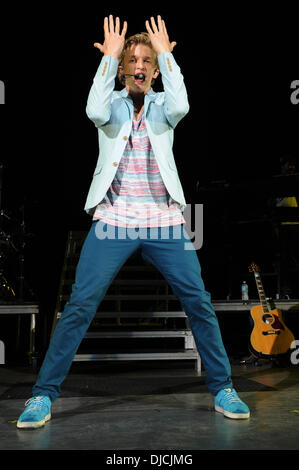 Cody Simpson en live à l'Amphithéâtre Cruzan West Palm Beach, Floride - 24.08.12 Banque D'Images