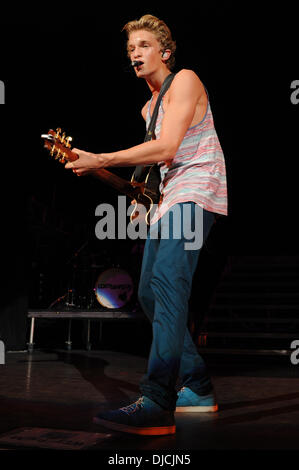 Cody Simpson en live à l'Amphithéâtre Cruzan West Palm Beach, Floride - 24.08.12 Banque D'Images