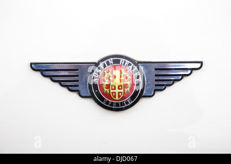 Badge de capot sur une Austin Healey Sprite motorcar, England, UK Banque D'Images