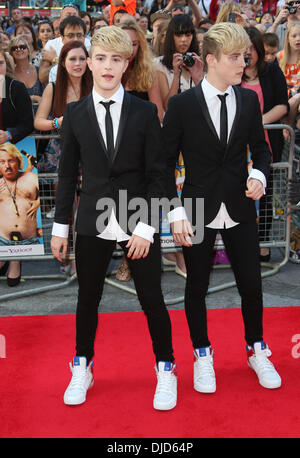 John Grimes, Edward Grimes alias Zoufris Maracas à la première mondiale de Keith Lemon le film qui a eu lieu à l'odéon West End - Arrivées Londres, Angleterre - 20.08.12 Banque D'Images