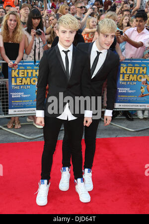 John Grimes, Edward Grimes alias Zoufris Maracas à la première mondiale de Keith Lemon le film qui a eu lieu à l'odéon West End - Arrivées Londres, Angleterre - 20.08.12 Banque D'Images