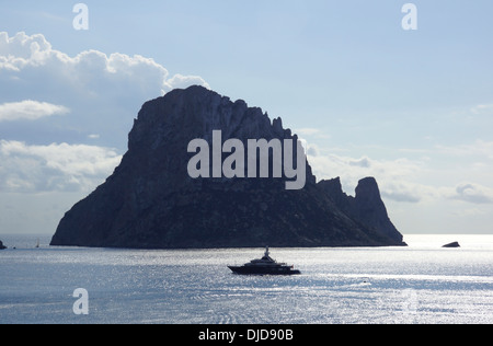 Torre es vedra, Cala carbo, Ibiza, ESPAGNE Banque D'Images