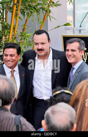 La chanteuse latine Pepe Aguilar est honoré avec une étoile sur le Hollywood Walk of Fame, le Hollywood Blvd Los Angeles, Californie - 26.07.12 Banque D'Images