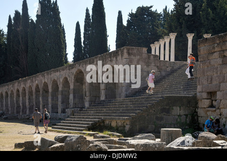 Asclépiéion, Kos, Grèce Banque D'Images