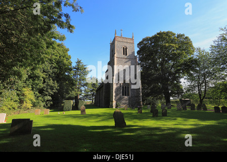 Eglise Saint-Pierre à Kimberley, Norfolk, Royaume-Uni. Banque D'Images