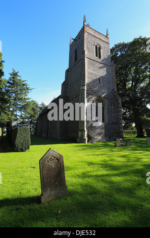 Eglise Saint-Pierre à Kimberley, Norfolk, Royaume-Uni. Banque D'Images