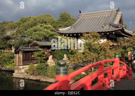 Le Japon, Kyoto, shinsen-en Garden, pont, Banque D'Images