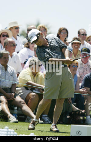02 mai, 2004 ; Boulder City, NV, USA ; Joe Pesci au 6th annual 'Michael Douglas et Amis Celebrity Golf' Millions de trou dans une pousse à la Cascata Golf présenté par Lexus au profit de la Motion Picture and Television Fund. Banque D'Images