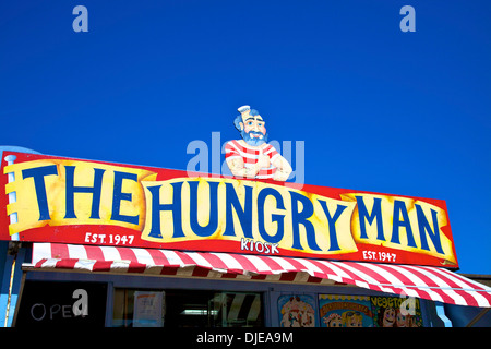 Homme affamé Cafe, Rozel Bay, Jersey, Channel Islands Banque D'Images