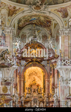 Église de pèlerinage de Birnau, Baden Württemberg, Unteruhldingen, Allemagne Banque D'Images