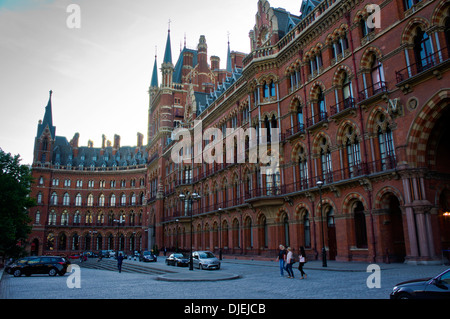 La gare St Pancras London England Uk Banque D'Images