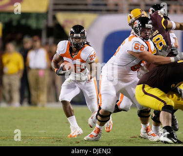 22 septembre 2007 - Tempe, AZ ..Yvenson Bernard # 26 de l'Oregon State Beavers en action contre l'Arizona State Sun Devils au Sun Devil Stadium de Tempe, Arizona. Max Simbron/CSM..les Sun Devils défait les castors 44-32 (crédit Image : © Max Simbron/Cal Sport Media) Banque D'Images