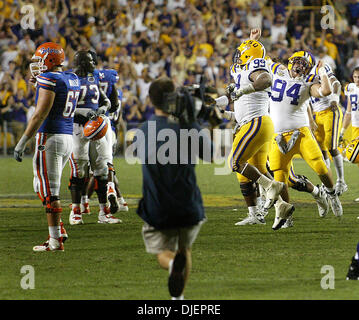 Oct 06, 2007 - Baton Rouge, Louisiana, USA - LSU célèbre victoire de Floride à Baton Rouge, Louisiane. (Crédit Image : © Damon Higgins/Palm Beach Post/ZUMA Press) RESTRICTIONS : USA DROITS Tabloïd OUT ! Banque D'Images