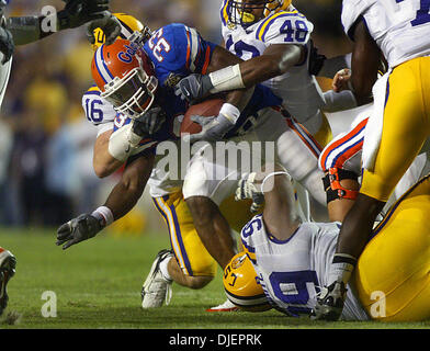 Oct 06, 2007 - Baton Rouge, Louisiana, USA - Floride running back MARIE PAUL est présenté après une courte gagner au Tiger Stadium de Baton Rouge, Louisiane. (Crédit Image : © Damon Higgins/Palm Beach Post/ZUMA Press) RESTRICTIONS : USA DROITS Tabloïd OUT ! Banque D'Images