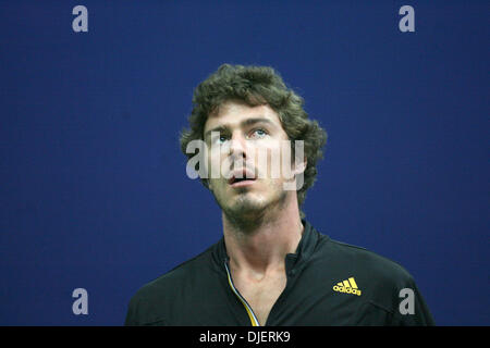 10 Oct 2007 - Moscou, Russie - le Kremlin Cup 2007 Tournoi de tennis. Le joueur de tennis russe Marat Safin. (Crédit Image : © PhotoXpress/ZUMA Press) RESTRICTIONS : l'Amérique du Nord et du sud de l'homme SEULEMENT ! Banque D'Images