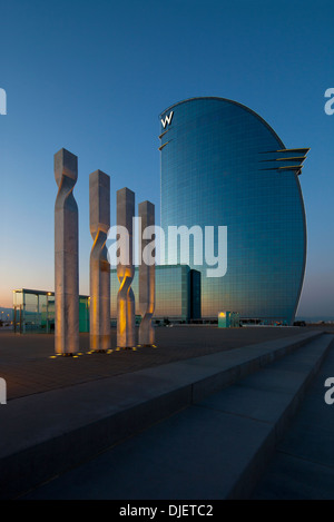 Hotel W Barcelona Banque D'Images