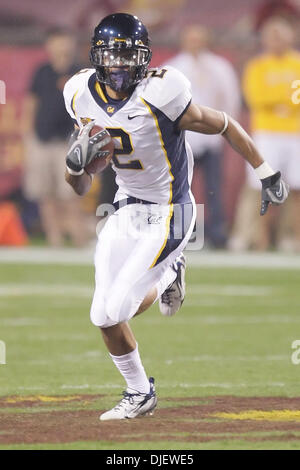 27 octobre 2007 - Tempe, AZ ..Robert Jordan # 2 de l'Ours d'or de la Californie dans l'action contre l'Arizona State Sun Devils au Sun Devil Stadium de Tempe, Arizona. Max Simbron/CSM..les Sun Devils défait les Golden Bears 31-20 (crédit Image : © Max Simbron/Cal Sport Media) Banque D'Images