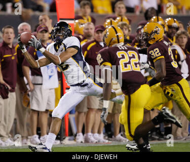 27 octobre 2007 - Tempe, AZ ..Robert Jordan # 2 de l'Ours d'or de la Californie dans l'action contre l'Arizona State Sun Devils au Sun Devil Stadium de Tempe, Arizona. Max Simbron/CSM..les Sun Devils défait les Golden Bears 31-20 (crédit Image : © Max Simbron/Cal Sport Media) Banque D'Images