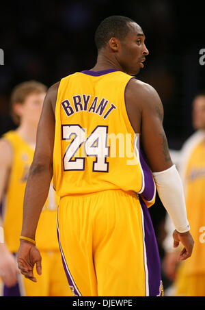 31 Oct 2007 - Los Angeles, Californie, USA - KOBE BRYANT des Los Angeles Lakers dans un match contre les Rockets de Houston au Staples Center le 30 octobre 2007 à Los Angeles, Californie. Rockets ont remporté 95-93. (Crédit Image : © Ringo Chiu/ZUMA Press) Banque D'Images