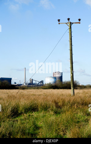 Port Talbot Steel Works, Galles du Sud. Banque D'Images